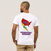 T-shirt Contre des immigrants illégaux (Dos entier)