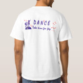 T-shirt Contre la joie de danse (Dos)