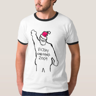 T-shirt Contre la VICTOIRE 2009 de Noël de facteur de X