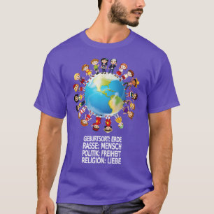 T-shirt Contre le racisme politique Droits de l'homme égal