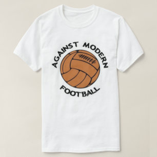 T-shirt Contre l'habillement moderne du football