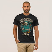 T-shirt Contre pilule Poltergeist CPhT Pharmacie Halloween (Devant entier)