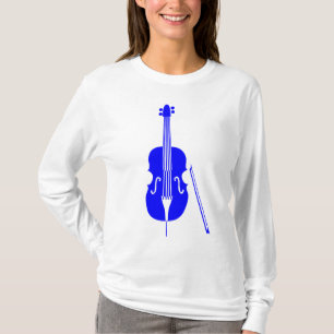 T-shirt Contrebasse - Bleu