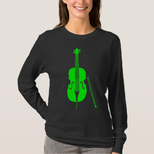 T-shirt Contrebasse - Vert