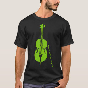T-shirt Contrebasse - Vert Martien