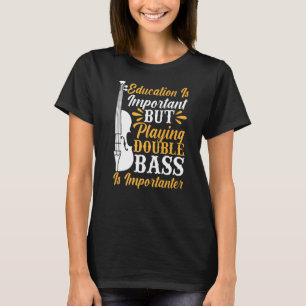 T-shirt Contrebassiste jouant contrebasse Contrebassiste