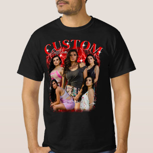 T-shirt Contrefaçon J'aime mon cœur de petite amie chaude 