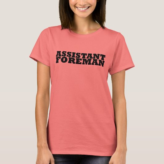 T-shirt contremaître adjoint (Devant)