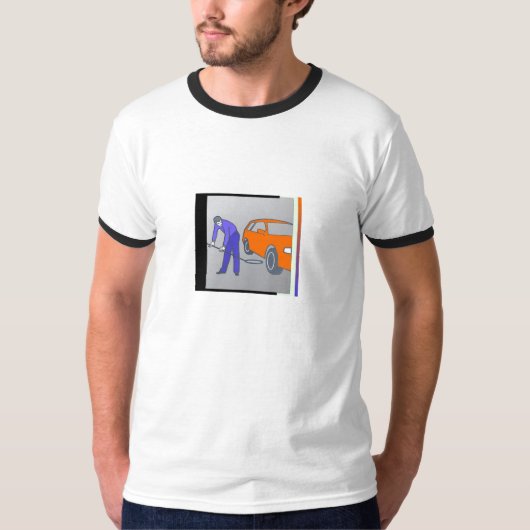 T-shirt Contrôle 2 de voiture (Devant)