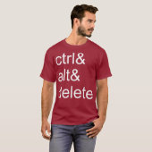 T-shirt Contrôle administrateur système Linu (Devant entier)