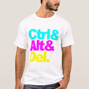 T-shirt Contrôle Alt Del, geek