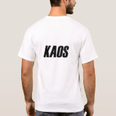T-shirt Contrôle/chemise de Kaos (Dos)