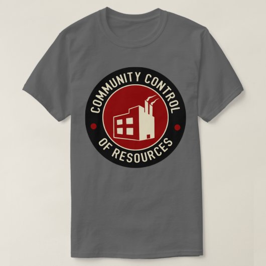 T-shirt Contrôle Communautaire Des Ressources (Design devant)