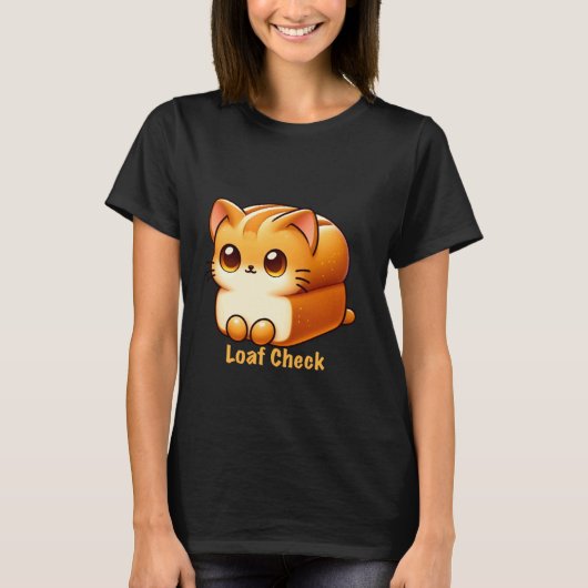 T-shirt Contrôle de pain Chat (Devant)