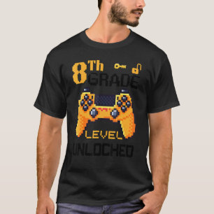 T-shirt Contrôle de pixels de niveau 8e niveau déverrouill