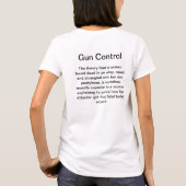 T-shirt Contrôle des armes (Dos)