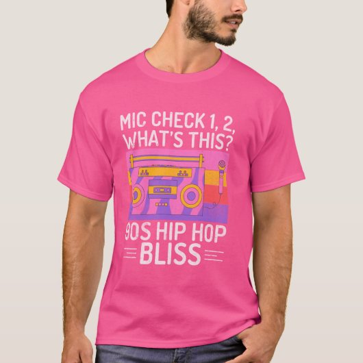 T-shirt Contrôle du micro 1, 2, Qu'est-ce que c'est que ce (Devant)
