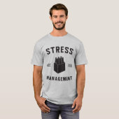 T-shirt Contrôle du stress de bière (Devant entier)