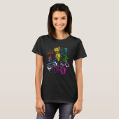 T-shirt Contrôler toutes les choses contrôleur de jeu vidé (Devant entier)