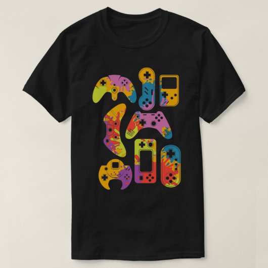 T-shirt Contrôler Toutes Les Choses Video Game Controller (Design devant)