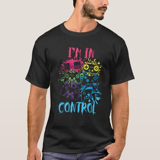 T-shirt Contrôler Toutes Les Choses Video Game Controller (Devant)