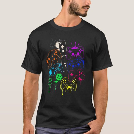 T-shirt Contrôler toutes les choses Video Game Controller  (Devant)