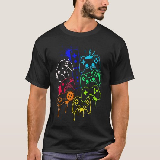 T-shirt Contrôler toutes les choses Video Game Controller (Devant)