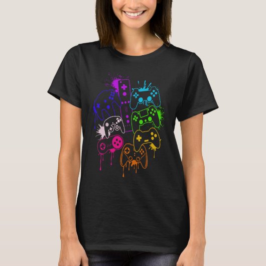 T-shirt Contrôler toutes les choses Video Game Controller (Devant)
