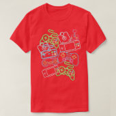 T-shirt Contrôler Toutes Les Choses Video Game Controller  (Design devant)