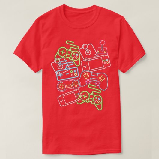 T-shirt Contrôler Toutes Les Choses Video Game Controller (Design devant)