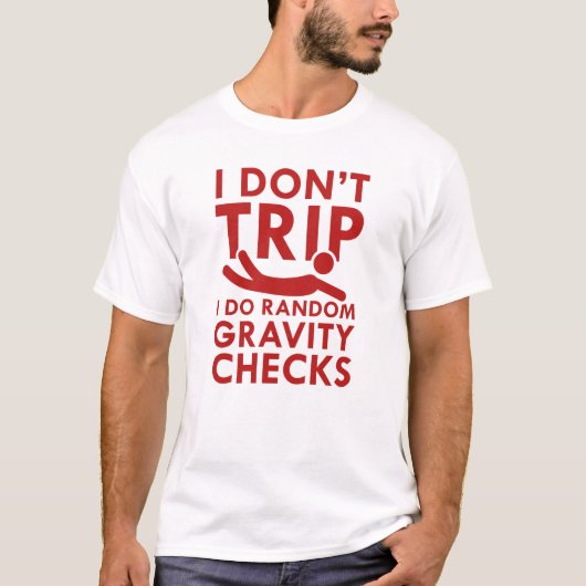T-shirt Contrôles de gravité (Devant)