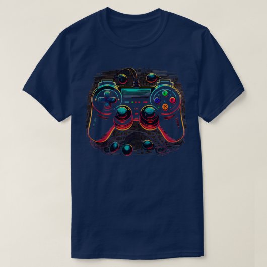 T-shirt Contrôleur de jeu Gamer (Design devant)