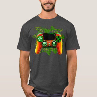 T-shirt Contrôleur de jeu Halloween Jack-o'-lantern