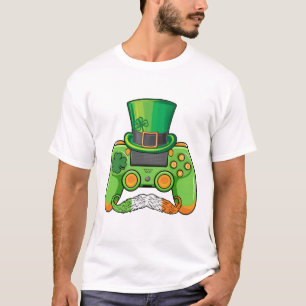 T-shirt Contrôleur de jeu Jour de la Saint Patrick Gamer I