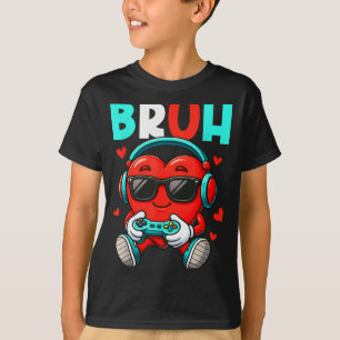 T-shirt Contrôleur de jeu vidéo de la Saint-Valentin pour