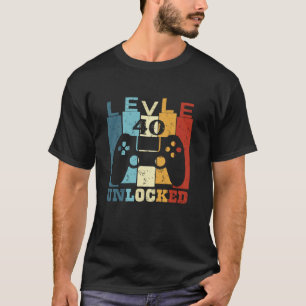 T-shirt Contrôleur de jeu vidéo Vintage déverrouillé de ni
