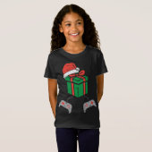 T-Shirt Contrôleur de jeu vidéo Xmas PJ's Noël (Devant entier)
