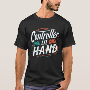 T-shirt Contrôleur en main, chemises de joueurs