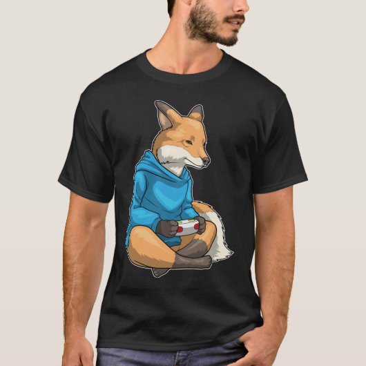 T-shirt Contrôleur gamer Fox (Devant)