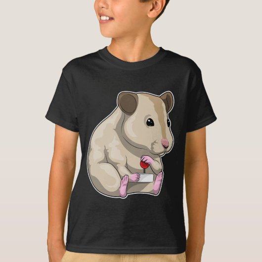 T-shirt Contrôleur Hamster Gamer (Devant)