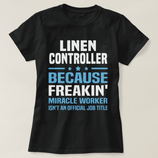 T-shirt Contrôleur Linen (Design devant)
