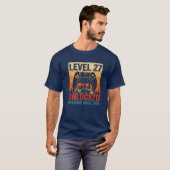 T-shirt Contrôleur vidéo rétro B (Devant entier)