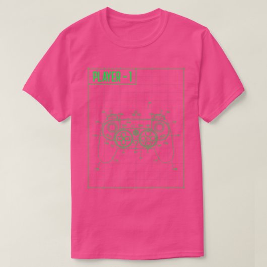 T-shirt Controller Tee Video Game Controller (Design devant)