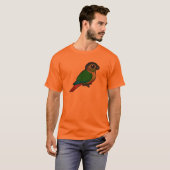 T-shirt Conure à joues vertes Birdorable (Devant entier)