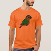 T-shirt Conure à joues vertes Birdorable (Devant)