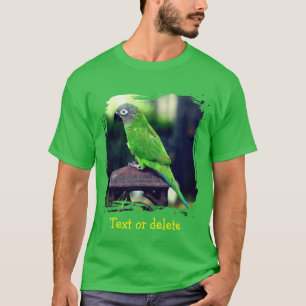 T-shirt Conure Perruche Tête Foncée Personnalisée