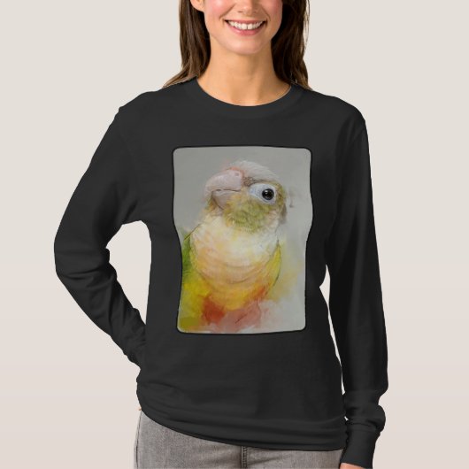 T-shirt Conure Portrait 12 Animal Bird Wildlife Parrot (Devant)