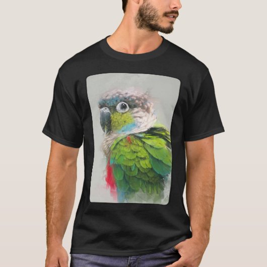 T-shirt Conure Portrait 16 Animal Bird Parrot Wildlife (Devant)