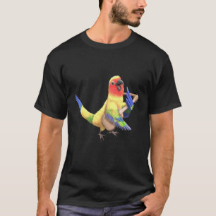 T-shirt Conure soleil Perroquet Chantant Guitariste Musici