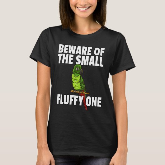 T-shirt Conure verte à la joue (Devant)